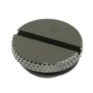Bitspower Plug 1/4 inch - Shiny Black