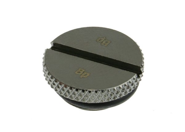 Bitspower Plug 1/4 inch – Shiny Black