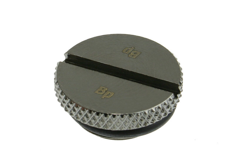 Bitspower Plug 1/4 inch - Shiny Black