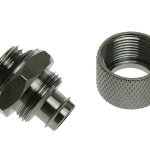 Bitspower Connection 1/4 inch to 11/8mm - Shiny Black