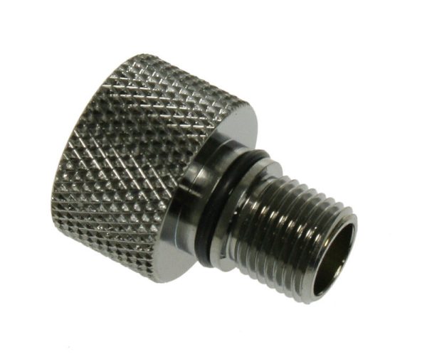 Bitspower Outlet Adapter to Female 1/4 inch for Eheim 1046 – Shiny Black