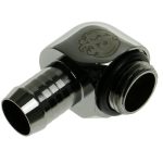 Bitspower Fittings Angle 1/4 inch to 10mm ID - Shiny Black