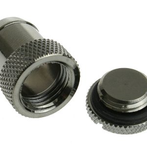 Bitspower Fitting 1/4 inch ID to 13mm Plugs - Shiny Black