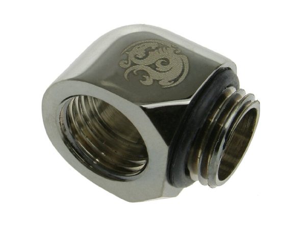 Bitspower Angle 1/4 inch to Female 1/4 inch – Shiny Black