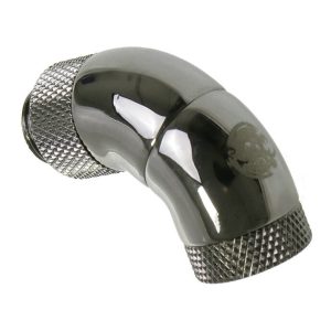 Bitspower Angle 1/4 inch to Female 1/4 inch, 3x Rotating - Shiny Black : image 2