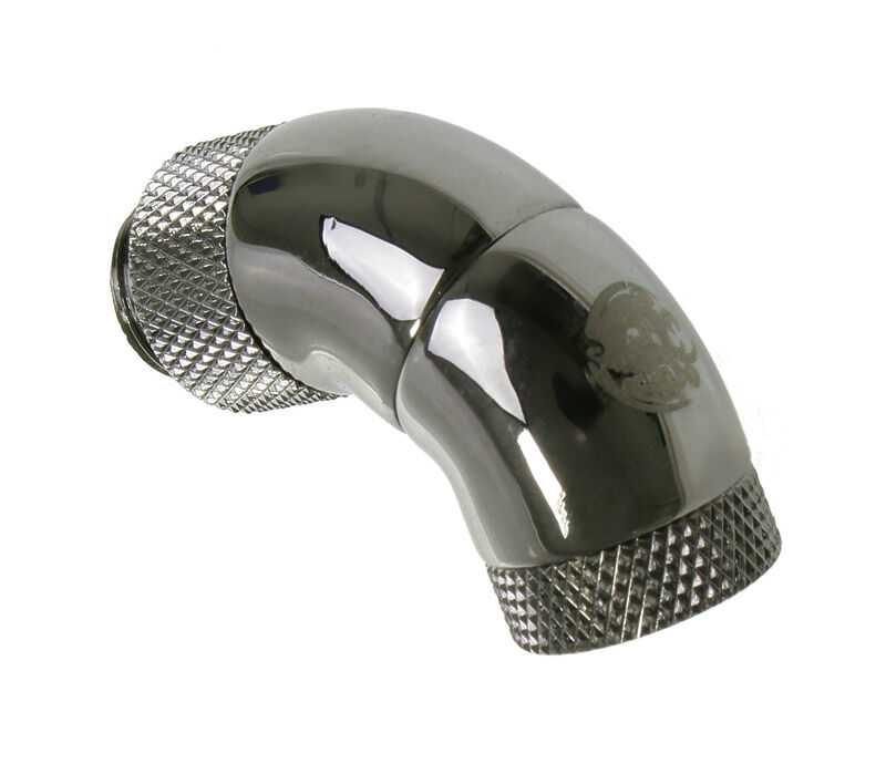 Bitspower Angle 1/4 inch to Female 1/4 inch, 3x Rotating - Shiny Black : image 2