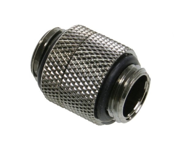 Bitspower Adapter 2x 1/4 inch – Rotating, Shiny Black
