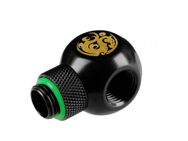 Bitspower Q-Connector 1/4 to 3 x Female 1/4 inches – Rotate, Matt Black