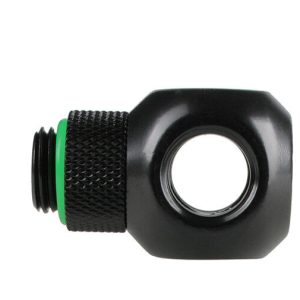 Bitspower Q-Connector 1/4 to 3 x Female 1/4 inches - Rotate, Matt Black