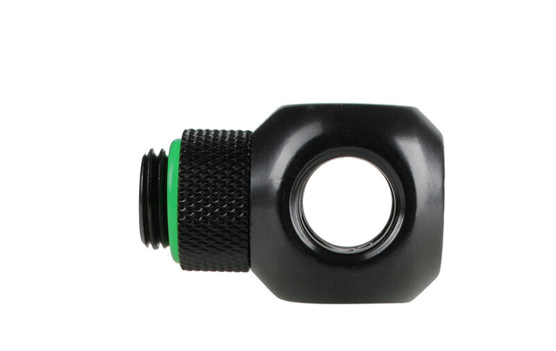 Bitspower Q-Connector 1/4 to 3 x Female 1/4 inches - Rotate, Matt Black