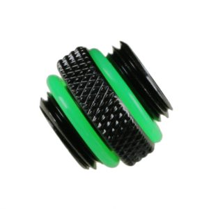 Bitspower Adapter 2x 1/4 inch - Matt Black