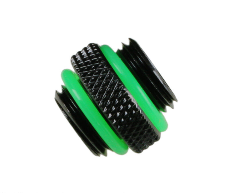 Bitspower Adapter 2x 1/4 inch - Matt Black