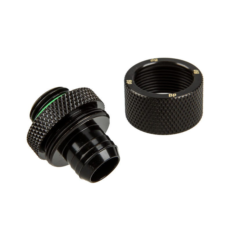 Bitspower Connection 1/4 inch to 16/10mm - Matt Black : image 3