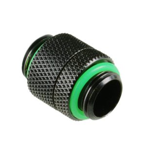 Bitspower Adapter 2x 1/4 Inch - Rotate - Matt Black