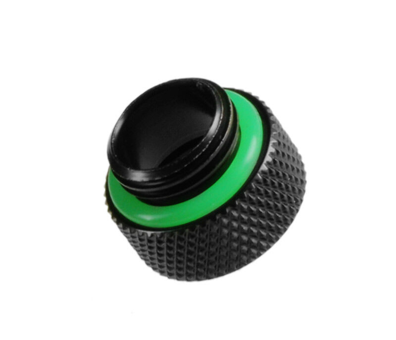 Adapter Bitspower 1/4 inch to Female 1/4 inch - Matt Black : image 1