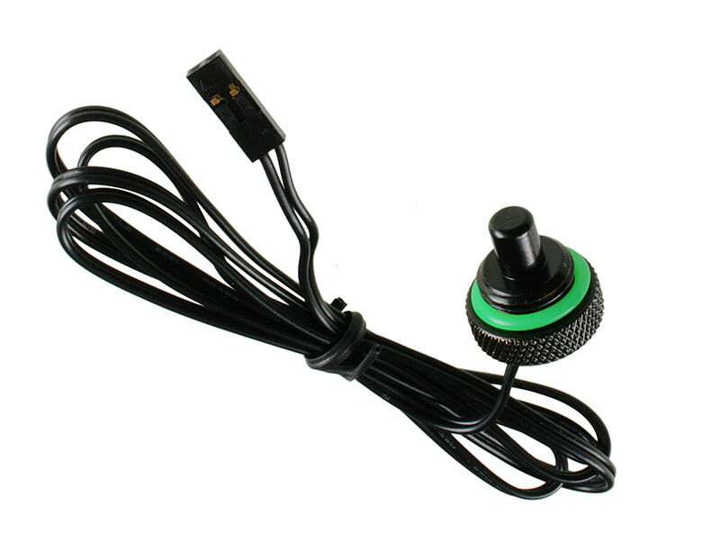 Bitspower 1/4 Inch Temperature Sensor - Black Matt