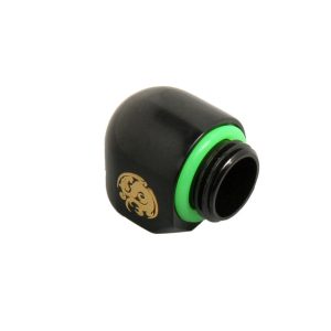 Bitspower Angle 1/4 inch to Female 1/4 inch - Matt Black