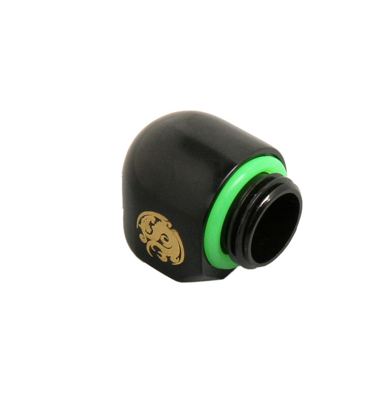Bitspower Angle 1/4 inch to Female 1/4 inch - Matt Black
