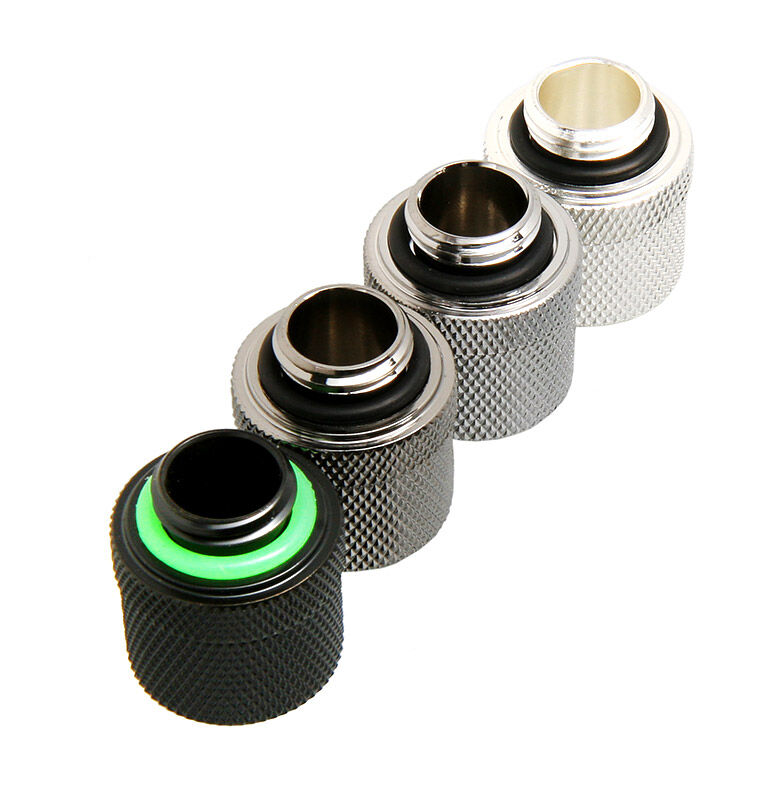Bitspower Angle 1/4 inch to Female 1/4 inch - Matt Black