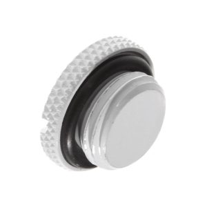 Bitspower plug 1/4 inch, flat- Deluxe White