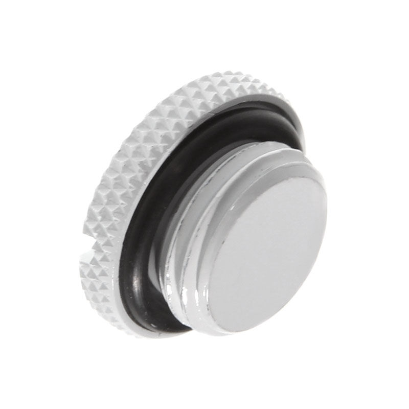 Bitspower plug 1/4 inch, flat- Deluxe White