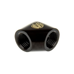 Bitspower Adapter 90 degree 2x G1/4 inches - matte black : image 4