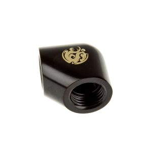 Bitspower Adapter 90 degree 2x G1/4 inches - matte black : image 2