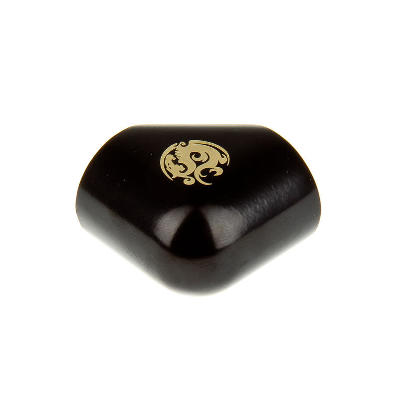 Bitspower Adapter 90 degree 2x G1/4 inches - matte black : image 3