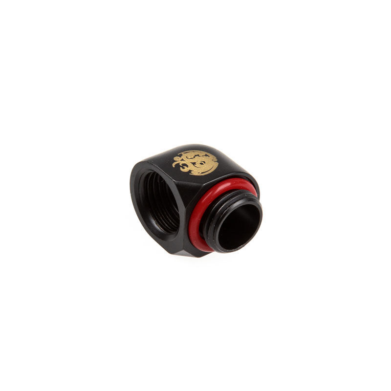 Bitspower Angle 1/4 inch - IG 1/4 inch - carbon black