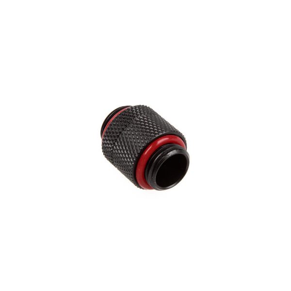 Bitspower Adapter 2x 1/4 inch – rotary, carbon black