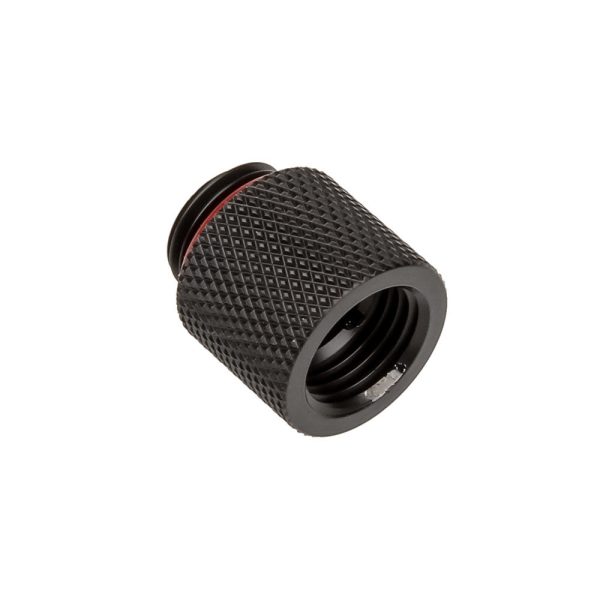 Bitspower extension G1 / 4 to G1 / 4 inch, 15mm – carbon black