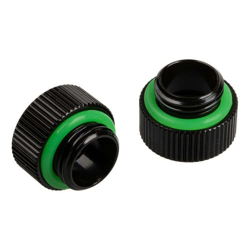 BitsPower Touchaqua adapter straight G1 / 4 inch male to G1 / 4 inch female - 2 pack, black : image 2