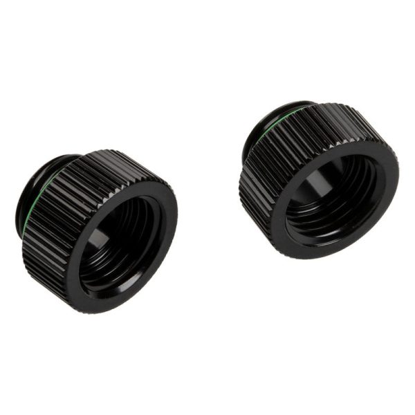BitsPower Touchaqua adapter straight G1 / 4 inch male to G1 / 4 inch female – 2 pack, black
