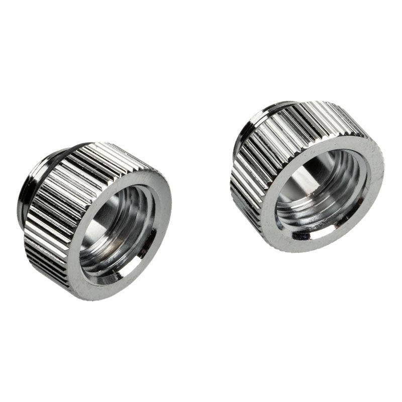 BitsPower Touchaqua adapter straight G1 / 4 inch male to G1 / 4 inch female - 2-pack, silver : image 1