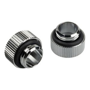 BitsPower Touchaqua adapter straight G1 / 4 inch male to G1 / 4 inch female - 2-pack, silver : image 2