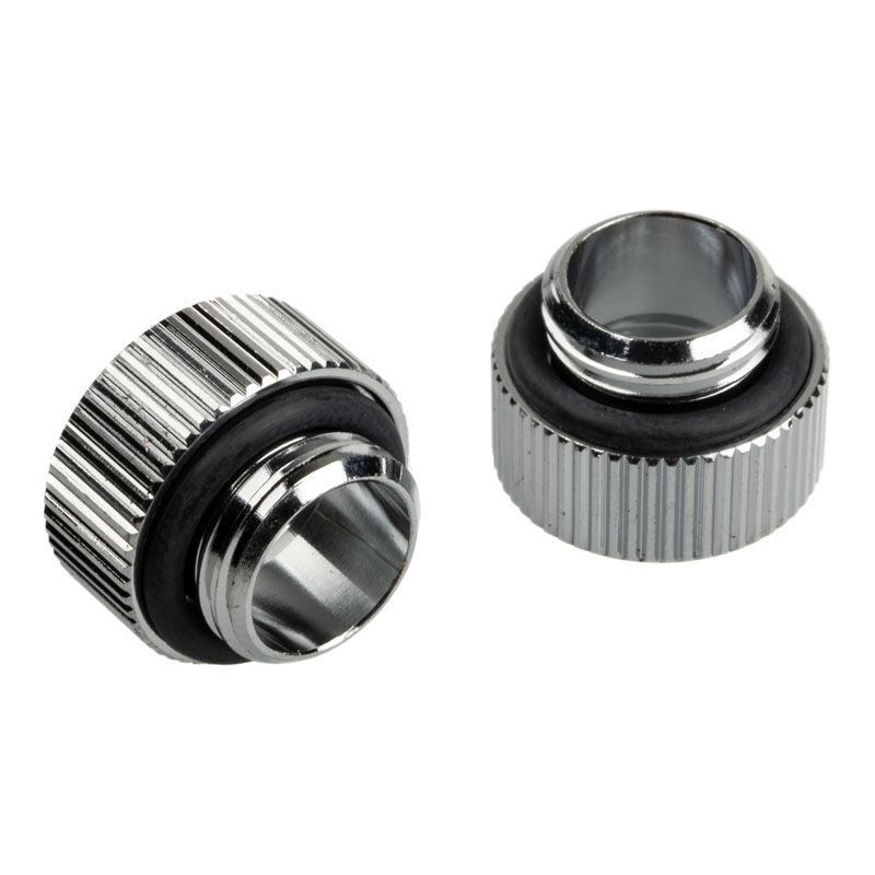 BitsPower Touchaqua adapter straight G1 / 4 inch male to G1 / 4 inch female - 2-pack, silver : image 2