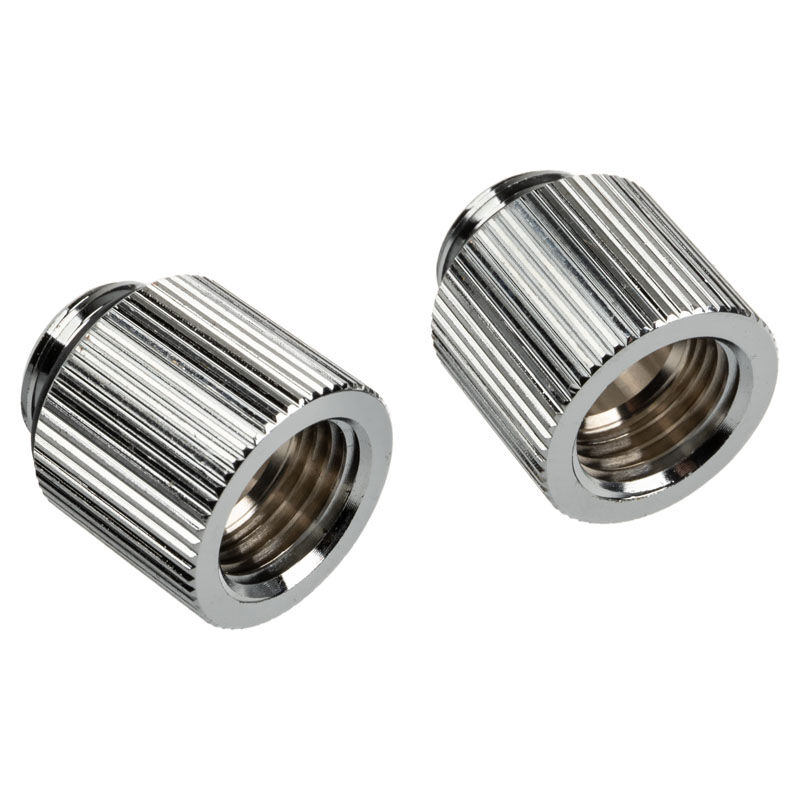BitsPower Touchaqua adapter straight G1 / 4 inch male to G1 / 4 inch female - 2-pack, 15mm, silver : image 1