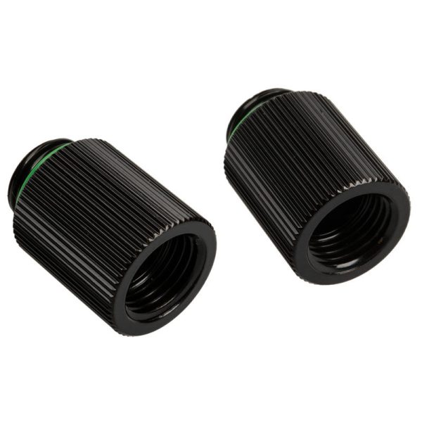 BitsPower Touchaqua adapter straight G1 / 4 inch male to G1 / 4 inch female – 2-pack, 20mm, black