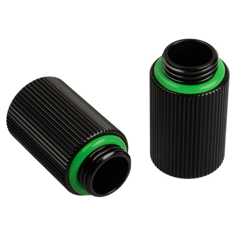 BitsPower Touchaqua adapter straight G1 / 4 inch male to G1 / 4 inch female - 2-pack, 25mm, black : image 2