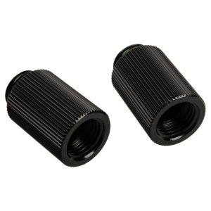 BitsPower Touchaqua adapter straight G1 / 4 inch male to G1 / 4 inch female - 2-pack, 25mm, black : image 1