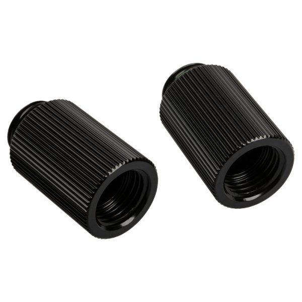 BitsPower Touchaqua adapter straight G1 / 4 inch male to G1 / 4 inch female – 2-pack, 25mm, black