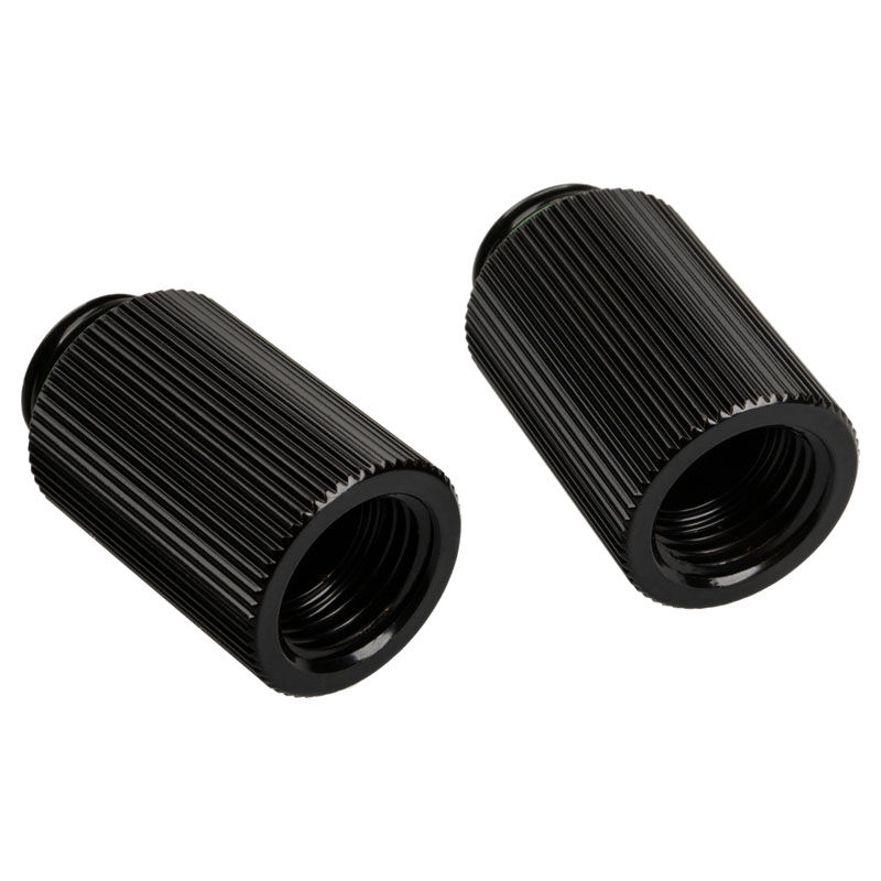 BitsPower Touchaqua adapter straight G1 / 4 inch male to G1 / 4 inch female - 2-pack, 25mm, black : image 1