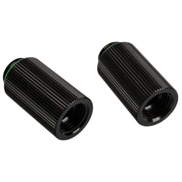BitsPower Touchaqua adapter straight G1 / 4 inch male to G1 / 4 inch female – 2-pack, 30mm, black