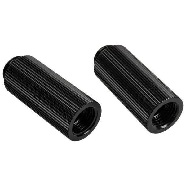 BitsPower Touchaqua adapter straight G1 / 4 inch male to G1 / 4 inch female – 2-pack, 40mm, black