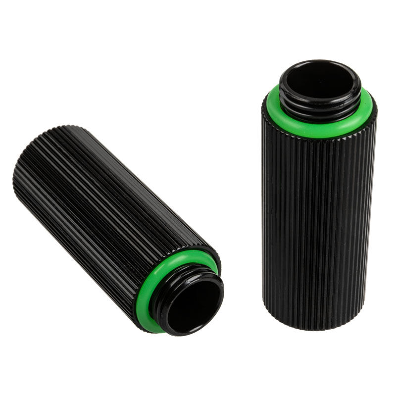 BitsPower Touchaqua adapter straight G1 / 4 inch male to G1 / 4 inch female - 2-pack, 40mm, black