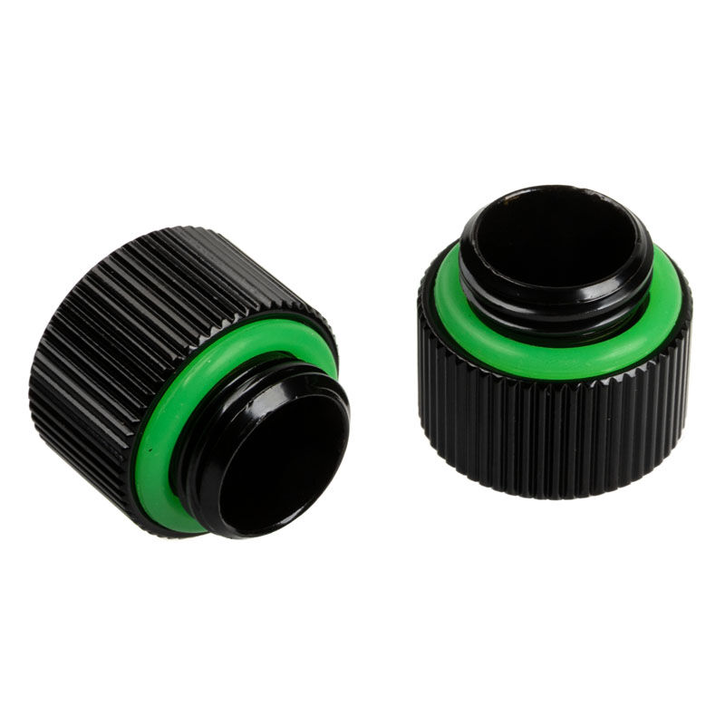 BitsPower Touchaqua adapter straight G1 / 4 inch male to G1 / 4 inch female - 2-pack, 10mm, black : image 2