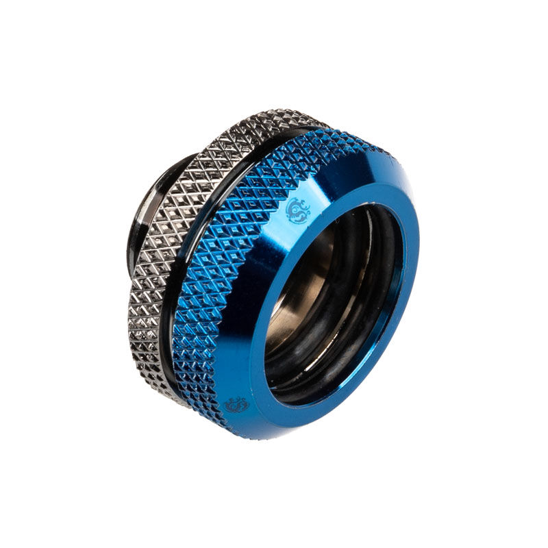 BitsPower Multi-Link adapter connection straight G1 / 4 inch male to 16mm AD hardtube - glossy black / b : image 1