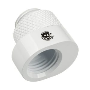 BitsPower X-Cross adapter G1 / 4 inch male to G1 / 4 inch female - 5mm offset, white : image 1