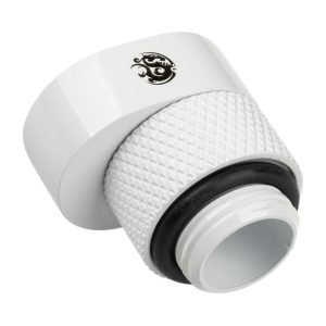 BitsPower X-Cross adapter G1 / 4 inch male to G1 / 4 inch female - 5mm offset, white : image 2