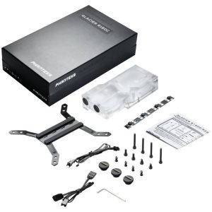 Phanteks R160C Reservoir - Transparent Acrylic Backplate, DRGB LED : image 9